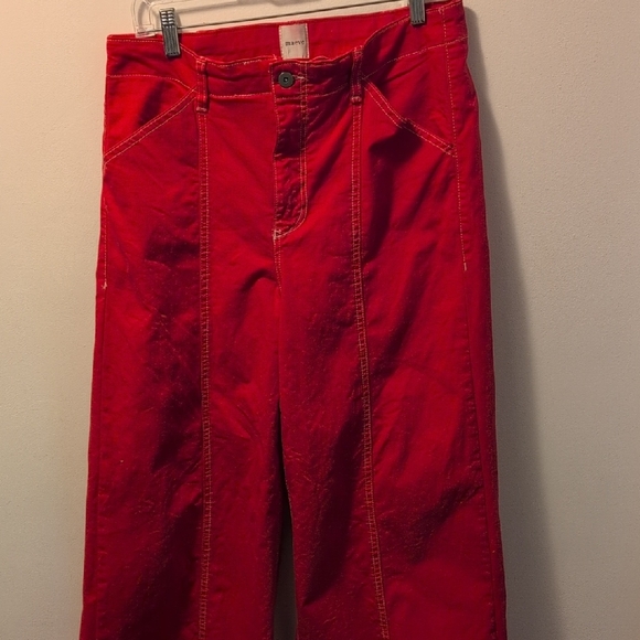 The Delaney Clean-Seamed High-Rise Wide-Leg Jeans by Maeve - Picture 3 of 14